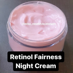 Retinol fairness night cream